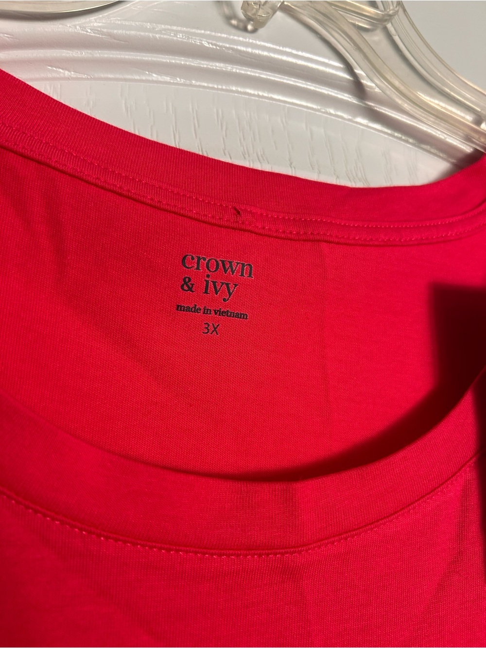 crown & ivy Bright Pink Ruffle Short Sleeve Tee - Picture 4 of 8